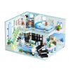 ZHEGAO 613011 non  CHUNG CƯ BẢO HÙNG LAI bộ đồ chơi xếp lắp ráp ghép mô hình BABY BEAR APARTMENT 1165 khối
