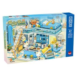 ZHEGAO 613011 non  CHUNG CƯ BẢO HÙNG LAI bộ đồ chơi xếp lắp ráp ghép mô hình BABY BEAR APARTMENT 1165 khối