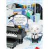 ZHEGAO 613011 non  CHUNG CƯ BẢO HÙNG LAI bộ đồ chơi xếp lắp ráp ghép mô hình BABY BEAR APARTMENT 1165 khối