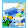 ZHEGAO 613011 non  CHUNG CƯ BẢO HÙNG LAI bộ đồ chơi xếp lắp ráp ghép mô hình BABY BEAR APARTMENT 1165 khối