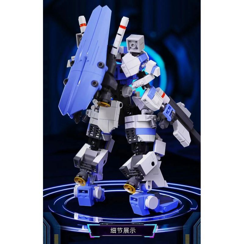 QIZHILE 90063 non  RX126M BRIONA bộ đồ chơi xếp lắp ráp ghép mô hình TACTICAL ARMOR