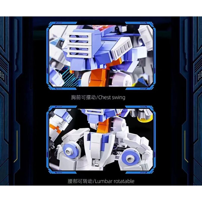 QIZHILE 90063 non  RX126M BRIONA bộ đồ chơi xếp lắp ráp ghép mô hình TACTICAL ARMOR