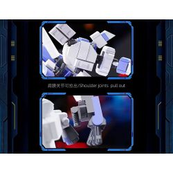 QIZHILE 90063 non  RX126M BRIONA bộ đồ chơi xếp lắp ráp ghép mô hình TACTICAL ARMOR