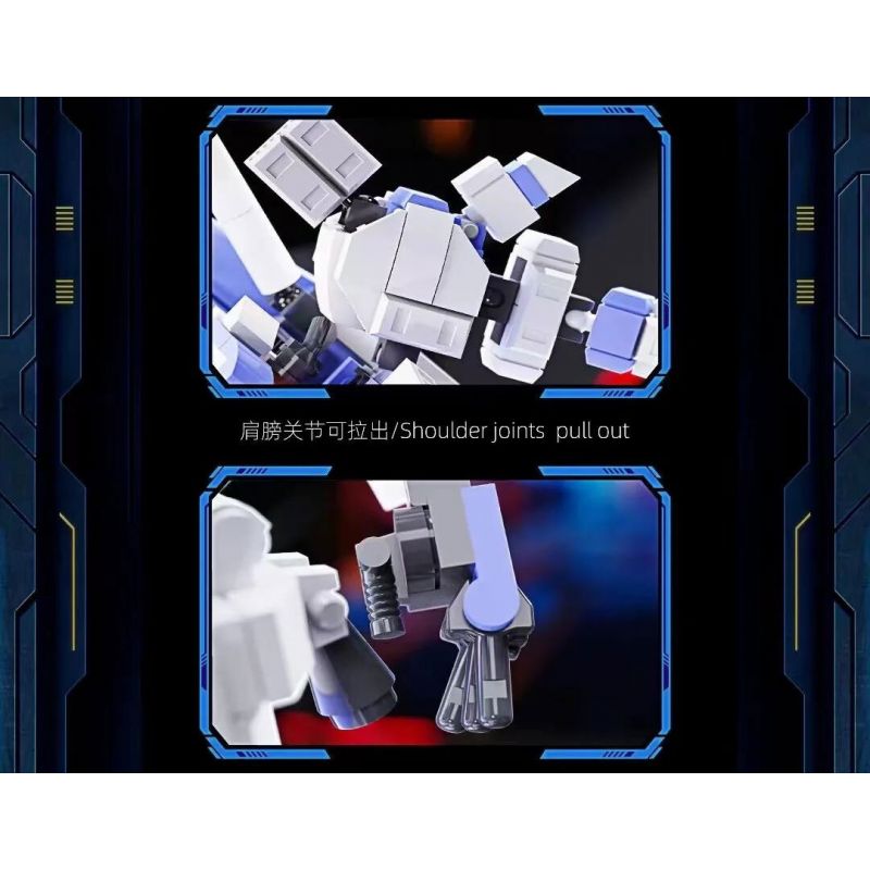 QIZHILE 90063 non  RX126M BRIONA bộ đồ chơi xếp lắp ráp ghép mô hình TACTICAL ARMOR