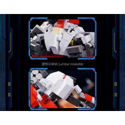 QIZHILE 90062 non  TR213SR PHÙ DU ĐỎ bộ đồ chơi xếp lắp ráp ghép mô hình TACTICAL ARMOR