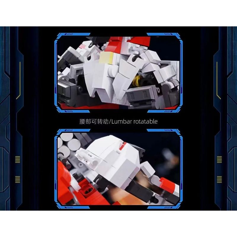 QIZHILE 90062 non  TR213SR PHÙ DU ĐỎ bộ đồ chơi xếp lắp ráp ghép mô hình TACTICAL ARMOR