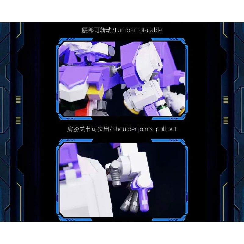 QIZHILE 90061 non  RX226 WOTAN bộ đồ chơi xếp lắp ráp ghép mô hình TACTICAL ARMOR