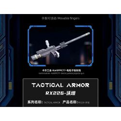 QIZHILE 90061 non  RX226 WOTAN bộ đồ chơi xếp lắp ráp ghép mô hình TACTICAL ARMOR