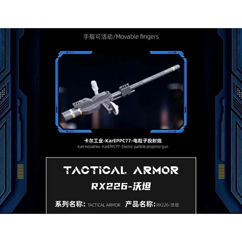 QIZHILE 90061 non  RX226 WOTAN bộ đồ chơi xếp lắp ráp ghép mô hình TACTICAL ARMOR