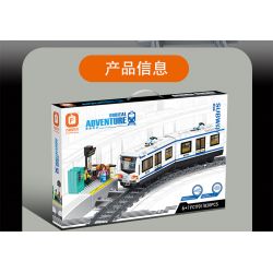 FORANGE FC1702 1702 non  HÀNH TRÌNH ĐƯỜNG SẮT XE ĐIỆN HỒNG KÔNG bộ đồ chơi xếp lắp ráp ghép mô hình City ORBITAL ADVENTURE TRAMWAYS HONG KONG Thành Phố 783 khối