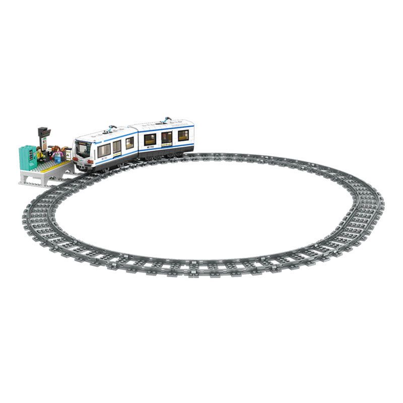 FORANGE FC1701 1701 non  HÀNH TRÌNH QUỸ ĐẠO TÀU ĐIỆN NGẦM bộ đồ chơi xếp lắp ráp ghép mô hình City ORBITAL ADVENTURE Thành Phố 830 khối