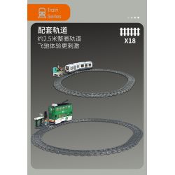 FORANGE FC1701 1701 non  HÀNH TRÌNH QUỸ ĐẠO TÀU ĐIỆN NGẦM bộ đồ chơi xếp lắp ráp ghép mô hình City ORBITAL ADVENTURE Thành Phố 830 khối