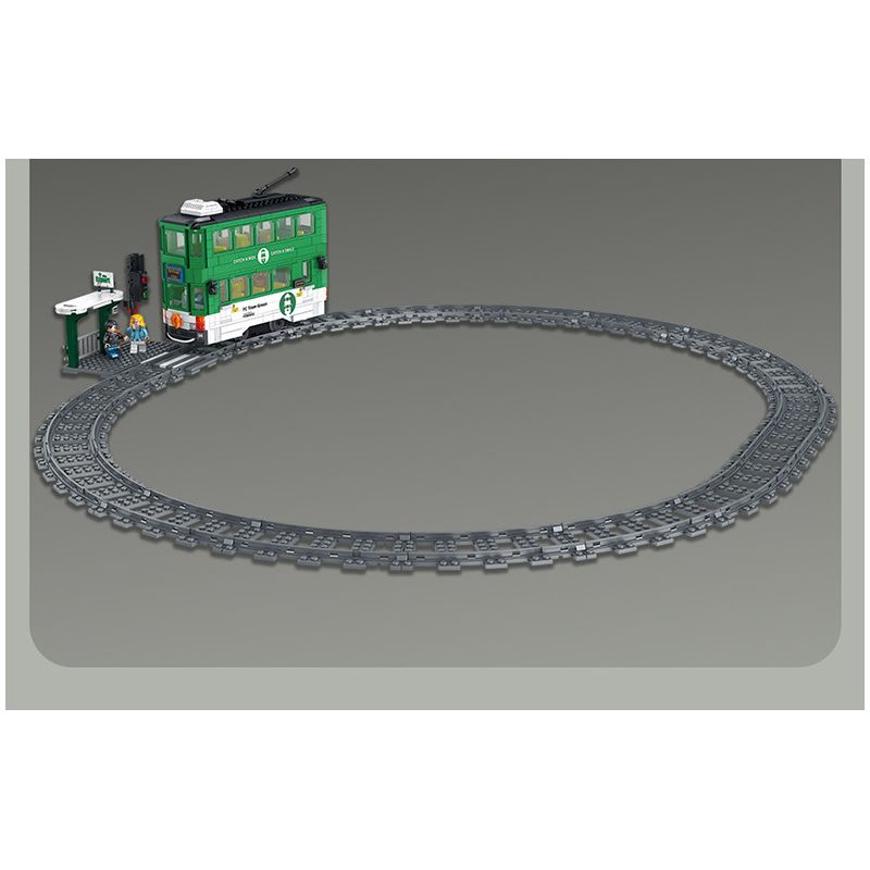 FORANGE FC1701 1701 non  HÀNH TRÌNH QUỸ ĐẠO TÀU ĐIỆN NGẦM bộ đồ chơi xếp lắp ráp ghép mô hình City ORBITAL ADVENTURE Thành Phố 830 khối