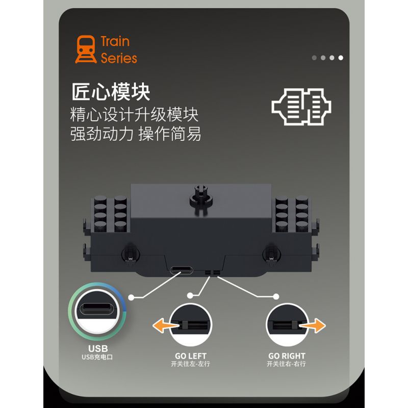 FORANGE FC1701 1701 non  HÀNH TRÌNH QUỸ ĐẠO TÀU ĐIỆN NGẦM bộ đồ chơi xếp lắp ráp ghép mô hình City ORBITAL ADVENTURE Thành Phố 830 khối