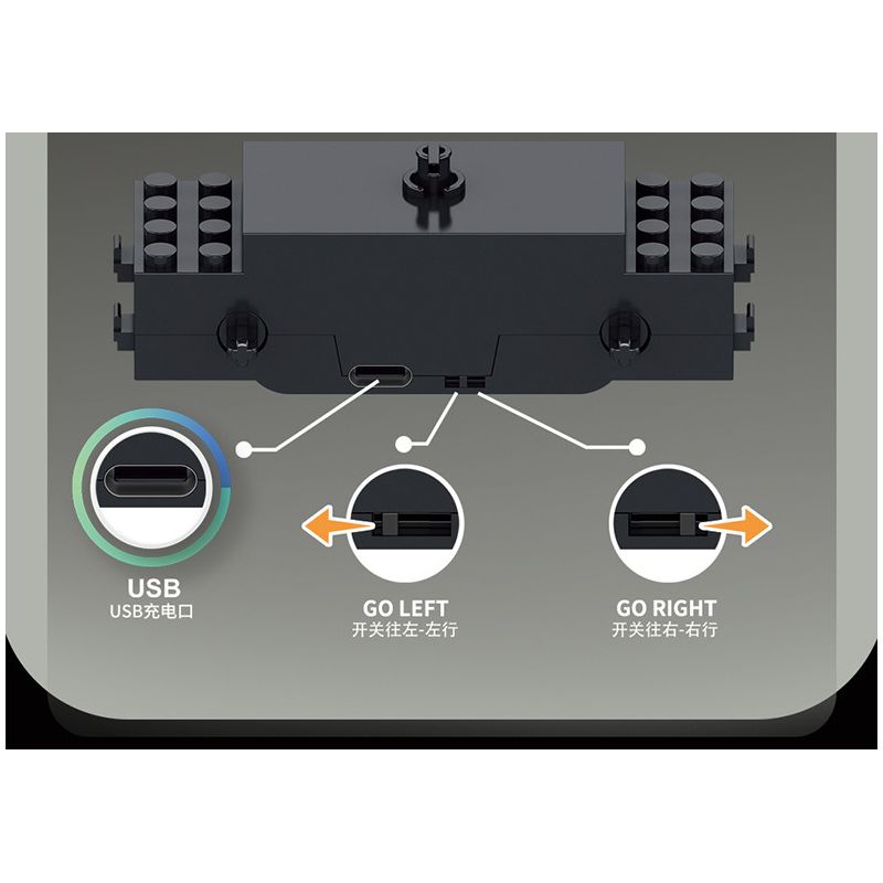 FORANGE FC1701 1701 non  HÀNH TRÌNH QUỸ ĐẠO TÀU ĐIỆN NGẦM bộ đồ chơi xếp lắp ráp ghép mô hình City ORBITAL ADVENTURE Thành Phố 830 khối