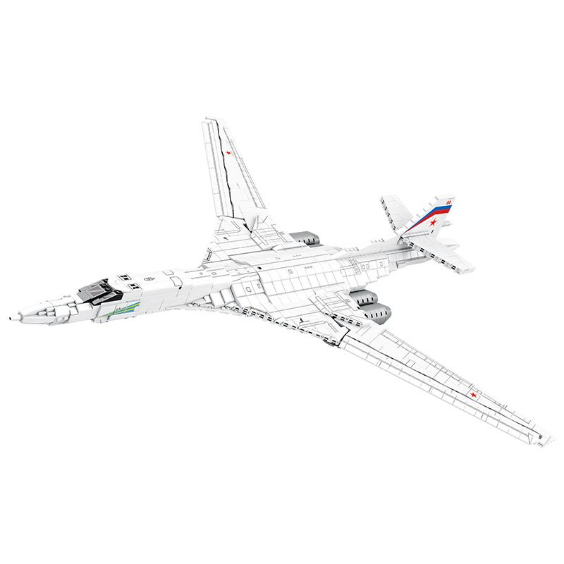 REOBRIX 33036 non Lego MÁY BAY NÉM BOM TU-160 bộ đồ chơi xếp lắp ráp ghép mô hình Creator TU-160 STRATEGIC BOMBER Sáng Tạo 1598 khối