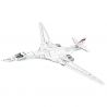 REOBRIX 33036 non  MÁY BAY NÉM BOM TU-160 bộ đồ chơi xếp lắp ráp ghép mô hình Creator TU-160 STRATEGIC BOMBER Sáng Tạo 1598 khối