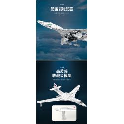 REOBRIX 33036 non  MÁY BAY NÉM BOM TU-160 bộ đồ chơi xếp lắp ráp ghép mô hình Creator TU-160 STRATEGIC BOMBER Sáng Tạo 1598 khối REOBRIX 33036 non  MÁY BAY NÉM BOM TU-160 bộ đồ chơi xếp lắp ráp ghép mô hình Creator TU-160 STRATEGIC BOMBER Sáng Tạo 1598 khối