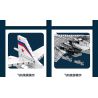 REOBRIX 33036 non  MÁY BAY NÉM BOM TU-160 bộ đồ chơi xếp lắp ráp ghép mô hình Creator TU-160 STRATEGIC BOMBER Sáng Tạo 1598 khối