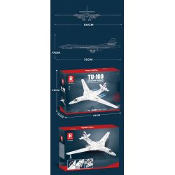 REOBRIX 33036 non  MÁY BAY NÉM BOM TU-160 bộ đồ chơi xếp lắp ráp ghép mô hình Creator TU-160 STRATEGIC BOMBER Sáng Tạo 1598 khối REOBRIX 33036 non  MÁY BAY NÉM BOM TU-160 bộ đồ chơi xếp lắp ráp ghép mô hình Creator TU-160 STRATEGIC BOMBER Sáng Tạo 1598 khối