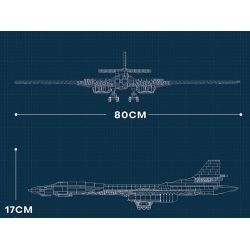 REOBRIX 33036 non  MÁY BAY NÉM BOM TU-160 bộ đồ chơi xếp lắp ráp ghép mô hình Creator TU-160 STRATEGIC BOMBER Sáng Tạo 1598 khối REOBRIX 33036 non  MÁY BAY NÉM BOM TU-160 bộ đồ chơi xếp lắp ráp ghép mô hình Creator TU-160 STRATEGIC BOMBER Sáng Tạo 1598 khối