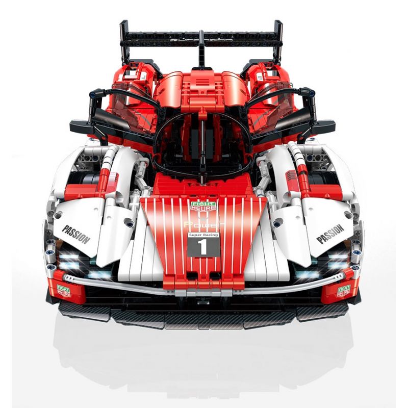 GULY 10615 non  XE ĐUA PORSCHE 963 tỷ lệ 1:8 bộ đồ chơi xếp lắp ráp ghép mô hình  PORSCHE 963 SPORTCAR Kỹ Thuật Công Nghệ Cao Mô Hình Phương Tiện 3460 khối