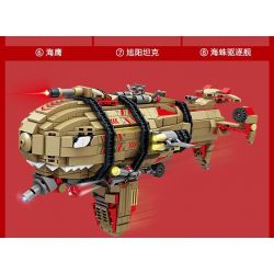 Kazi KY81056 81056 non  CẢNH BÁO TRỰC TIẾP ĐỎ VỀ KHÍ CẦU KIROV bộ đồ chơi xếp lắp ráp ghép mô hình Movie & Game FIRELINE ALERT Phim Và Trò Chơi