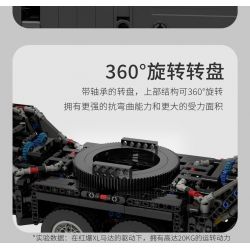 UBRICKS E1001 1001 non  CẦN CẨU XÂY DỰNG LIEBHERR LTM 11200 tỷ lệ 1:20 bộ đồ chơi xếp lắp ráp ghép mô hình  Kỹ Thuật Công Nghệ Cao Mô Hình Phương Tiện 9177 khối