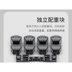 UBRICKS E1001 1001 non  CẦN CẨU XÂY DỰNG LIEBHERR LTM 11200 tỷ lệ 1:20 bộ đồ chơi xếp lắp ráp ghép mô hình  Kỹ Thuật Công Nghệ Cao Mô Hình Phương Tiện 9177 khối