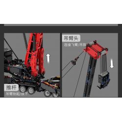 UBRICKS E1001 1001 non  CẦN CẨU XÂY DỰNG LIEBHERR LTM 11200 tỷ lệ 1:20 bộ đồ chơi xếp lắp ráp ghép mô hình  Kỹ Thuật Công Nghệ Cao Mô Hình Phương Tiện 9177 khối