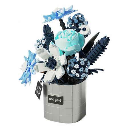 TAKUKI T6006 6006 non  TIỆC SÂN VƯỜN HOA BĂNG MÙA ĐÔNG bộ đồ chơi xếp lắp ráp ghép mô hình Creator Sáng Tạo