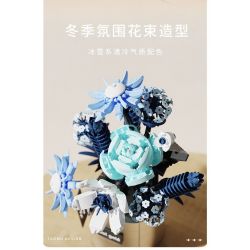 TAKUKI T6006 6006 non  TIỆC SÂN VƯỜN HOA BĂNG MÙA ĐÔNG bộ đồ chơi xếp lắp ráp ghép mô hình Creator Sáng Tạo