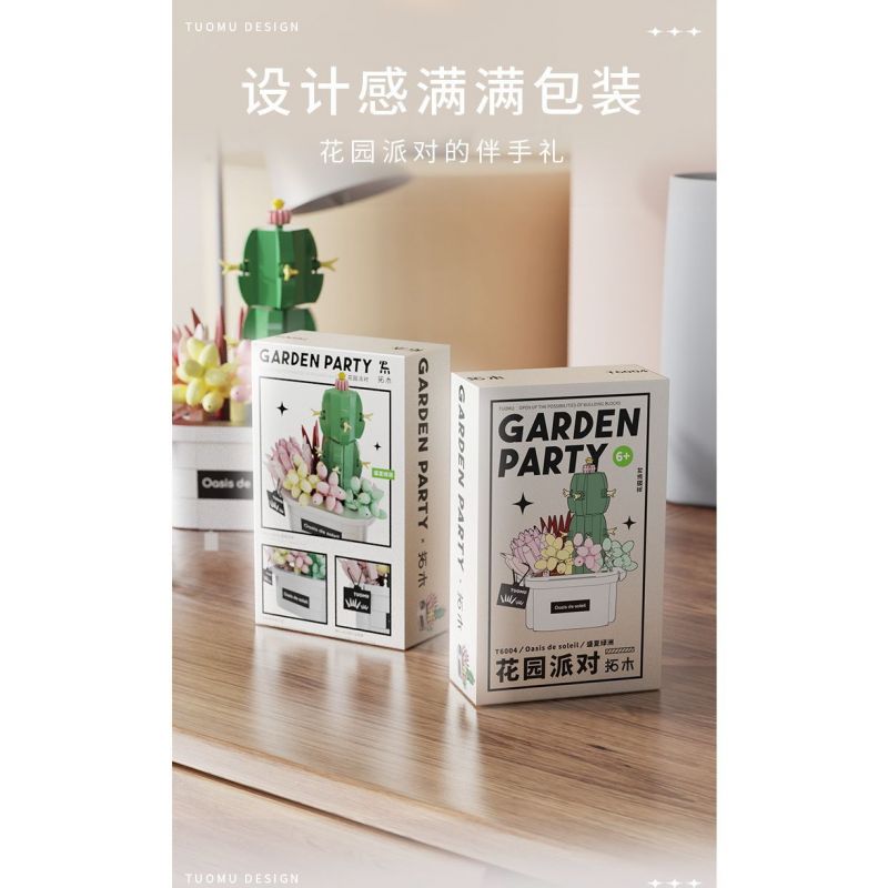 TAKUKI T6005 6005 non  TIỆC SÂN VƯỜN GẶP GỠ MÙA XUÂN bộ đồ chơi xếp lắp ráp ghép mô hình Creator Sáng Tạo