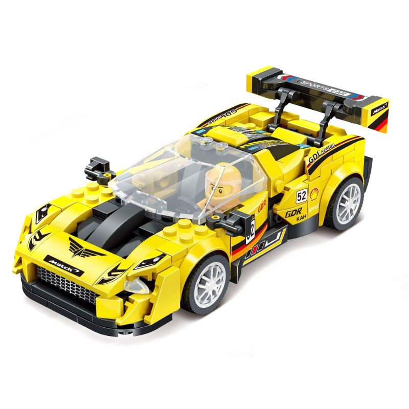 YIMU 77009 non Lego MCLAREN SENNA bộ đồ chơi xếp lắp ráp ghép mô hình Speed Champions Racing Cars Đua Xe Công Thức 285 khối