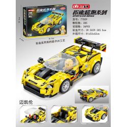 YIMU 77009 non  MCLAREN SENNA bộ đồ chơi xếp lắp ráp ghép mô hình Speed Champions Racing Cars Đua Xe Công Thức 285 khối