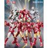 POLLOCK 70001 non  NGƯỜI SẮT 7 MÔ HÌNH bộ đồ chơi xếp lắp ráp ghép mô hình Super Heroes Siêu Nhân Anh Hùng