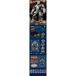 POLLOCK 70001 non  NGƯỜI SẮT 7 MÔ HÌNH bộ đồ chơi xếp lắp ráp ghép mô hình Super Heroes Siêu Nhân Anh Hùng