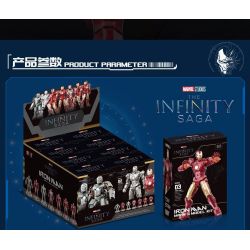 POLLOCK 70001 non  NGƯỜI SẮT 7 MÔ HÌNH bộ đồ chơi xếp lắp ráp ghép mô hình Super Heroes Siêu Nhân Anh Hùng