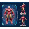 POLLOCK 70001 non  NGƯỜI SẮT 7 MÔ HÌNH bộ đồ chơi xếp lắp ráp ghép mô hình Super Heroes Siêu Nhân Anh Hùng
