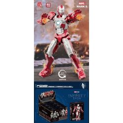 POLLOCK 70001 non  NGƯỜI SẮT 7 MÔ HÌNH bộ đồ chơi xếp lắp ráp ghép mô hình Super Heroes Siêu Nhân Anh Hùng