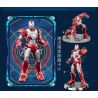 POLLOCK 70001 non  NGƯỜI SẮT 7 MÔ HÌNH bộ đồ chơi xếp lắp ráp ghép mô hình Super Heroes Siêu Nhân Anh Hùng