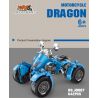 SMALL ANGLE JD007 non  XE ĐẠP 4 VIÊN NGỌC RỒNG bộ đồ chơi xếp lắp ráp ghép mô hình MOTORCYCLE 642 khối
