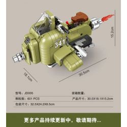 SMALL ANGLE JD005 non  XE MÁY TREO DRAGON BALL bộ đồ chơi xếp lắp ráp ghép mô hình AIR VEHICLE 601 khối