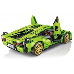 STAR REWARD X220901 220901 non  BÒ XANH tỷ lệ 1:10 bộ đồ chơi xếp lắp ráp ghép mô hình  Kỹ Thuật Công Nghệ Cao Mô Hình Phương Tiện 916 khối