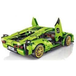 STAR REWARD X220901 220901 non  BÒ XANH tỷ lệ 1:10 bộ đồ chơi xếp lắp ráp ghép mô hình  Kỹ Thuật Công Nghệ Cao Mô Hình Phương Tiện 916 khối