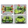 STAR REWARD X220901 220901 non  BÒ XANH tỷ lệ 1:10 bộ đồ chơi xếp lắp ráp ghép mô hình  Kỹ Thuật Công Nghệ Cao Mô Hình Phương Tiện 916 khối
