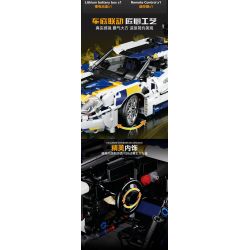 GBL KY1104 1104 non  SIÊU XE FOKKER GT tỷ lệ 1:14 bộ đồ chơi xếp lắp ráp ghép mô hình  Kỹ Thuật Công Nghệ Cao Mô Hình Phương Tiện 1318 khối