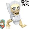 LW 7098 non  TOILET MAN VS GIÁM SÁT 4 MÔ HÌNH bộ đồ chơi xếp lắp ráp ghép mô hình Movie & Game SKIBIDI TOILET Phim Và Trò Chơi 477 khối