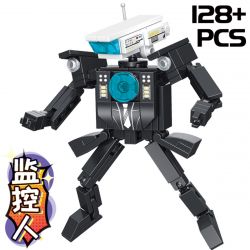 LW 7098 non  TOILET MAN VS GIÁM SÁT 4 MÔ HÌNH bộ đồ chơi xếp lắp ráp ghép mô hình Movie & Game SKIBIDI TOILET Phim Và Trò Chơi 477 khối