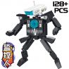 LW 7098 non  TOILET MAN VS GIÁM SÁT 4 MÔ HÌNH bộ đồ chơi xếp lắp ráp ghép mô hình Movie & Game SKIBIDI TOILET Phim Và Trò Chơi 477 khối